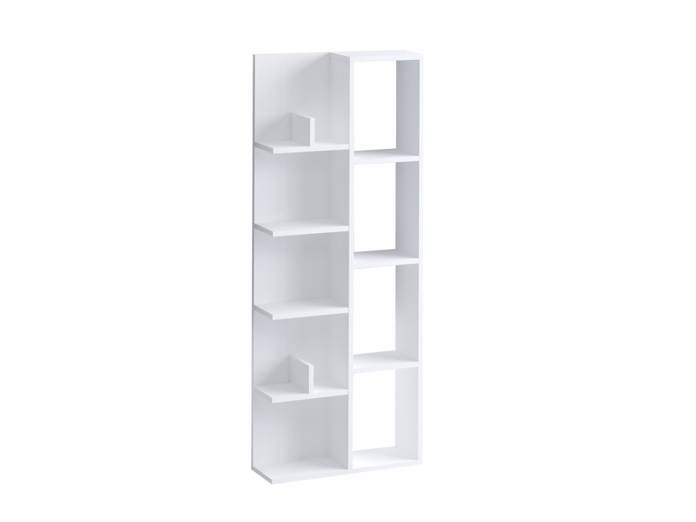 Estante de madeira "Viva" - 60 x 18 x 150 cm - Branco