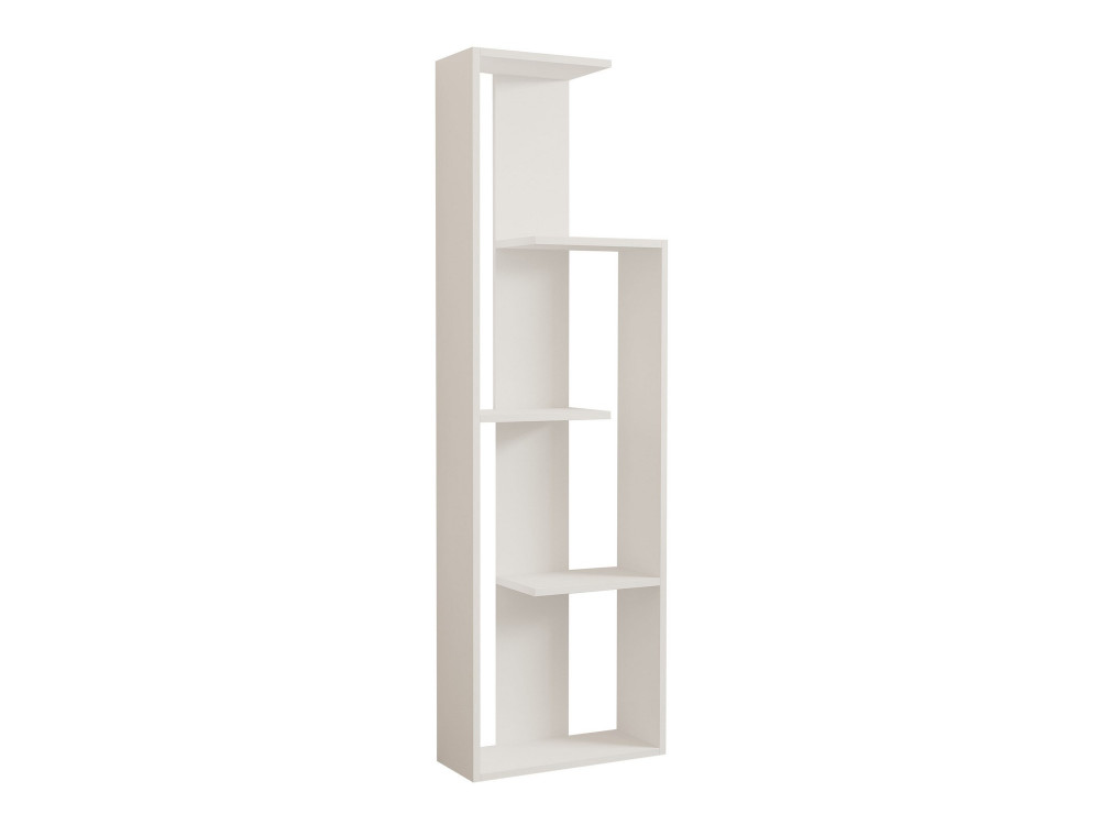 Estante de madeira "Wand" - 50 x 19 x 160 cm - Branco