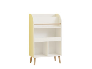 Estante de madeira "Minola" - 60 x 30 x 102 cm - Branco