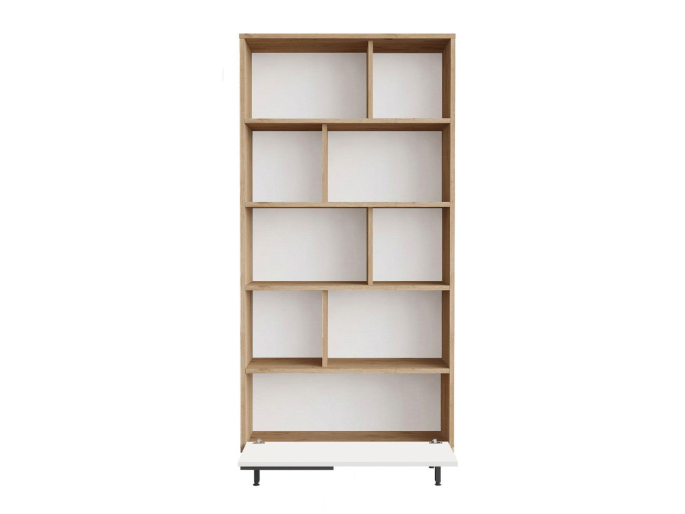 Estante de madeira "ON4-SW" - 84 x 30 x 176 cm - Branco