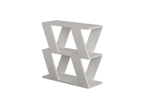 Mesa de apoio de madeira "Lazena" - 60 x 22 x 57 cm - Branco