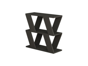 Mesa de apoio de madeira "Lazena" - 60 x 22 x 57 cm - Antracite