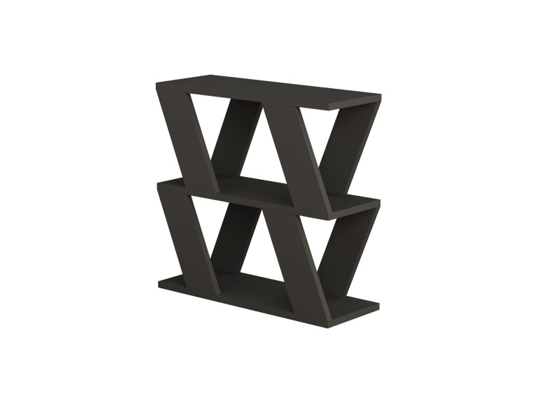 Mesa de apoio de madeira "Lazena" - 60 x 22 x 57 cm - Antracite