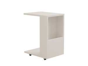 Mesa de apoio de madeira "Star" - 30 x 40 x 50 cm - Branco