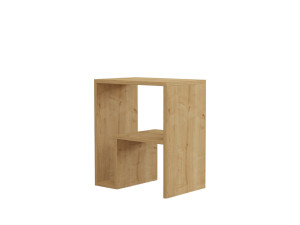 Mesa de apoio em madeira "Yepa" - 45 x 29 x 51 cm - Carvalho safira