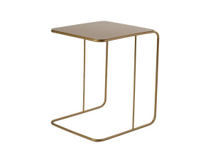 Mesa de apoio metálica "Poet" 47 x 46 x 57 cm - Ouro