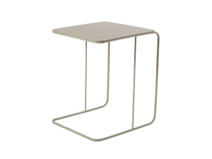 Mesa de apoio metálica "Poet" 47 x 46 x 57 cm - Taupe