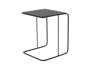 Mesa de apoio metálica "Poet" 47 x 46 x 57 cm - Preto