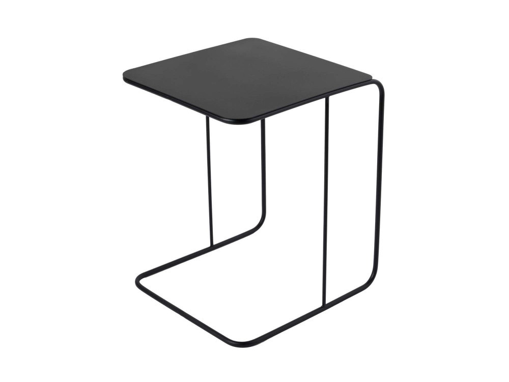 Mesa de apoio metálica "Poet" 47 x 46 x 57 cm - Preto