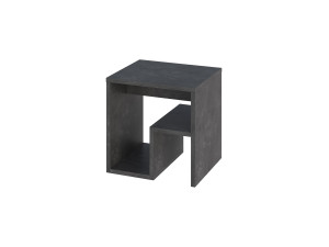 Mesa ocasional de madeira "Bon" 40 x 35 x 40 cm - Cinzento retro