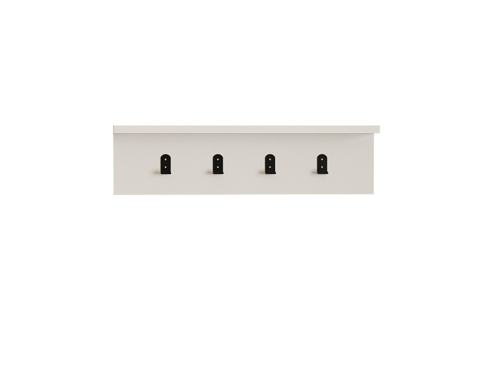 Prateleira de parede em madeira "Ayla" - 60 x 16 x 14 cm - Branco