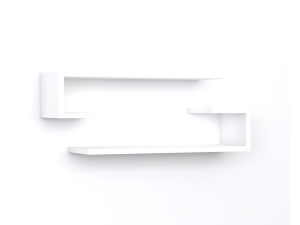 Prateleira de parede em madeira "Eldo" - 60 x 19 x 15 cm - Branco
