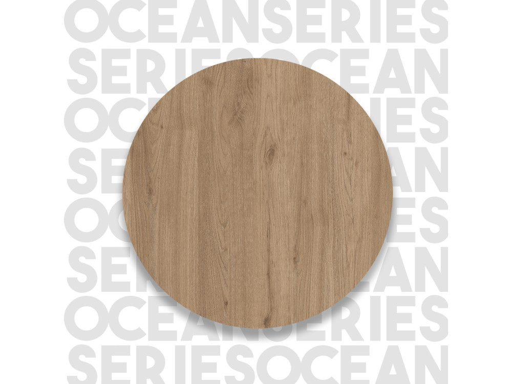 Prateleira de parede em madeira "Calvin" - 90 x 22 x 81 cm - Castanho