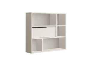 Prateleira de parede em madeira "Calvin" - 90 x 22 x 81 cm - Branco