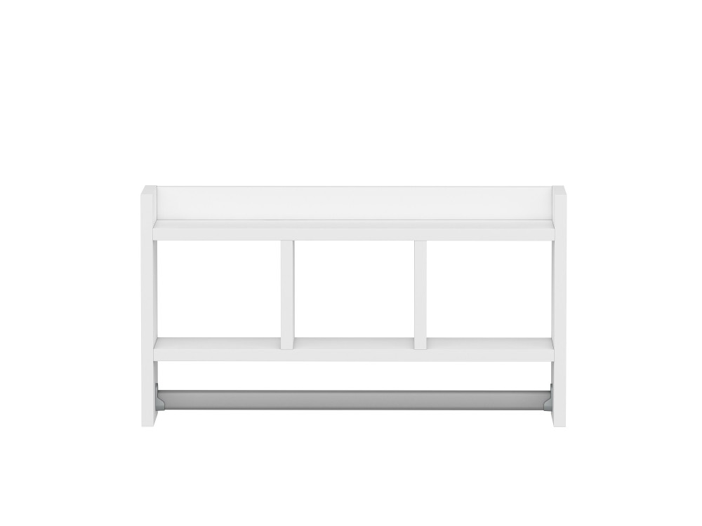 Prateleira de parede em madeira "Asya" - 63 x 14 x 35 cm - Branco
