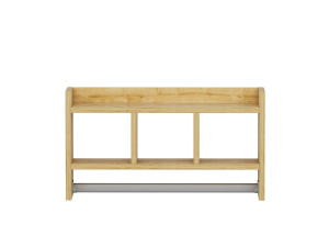 Prateleira de parede em madeira "Asya" - 63 x 14 x 35 cm - Bege