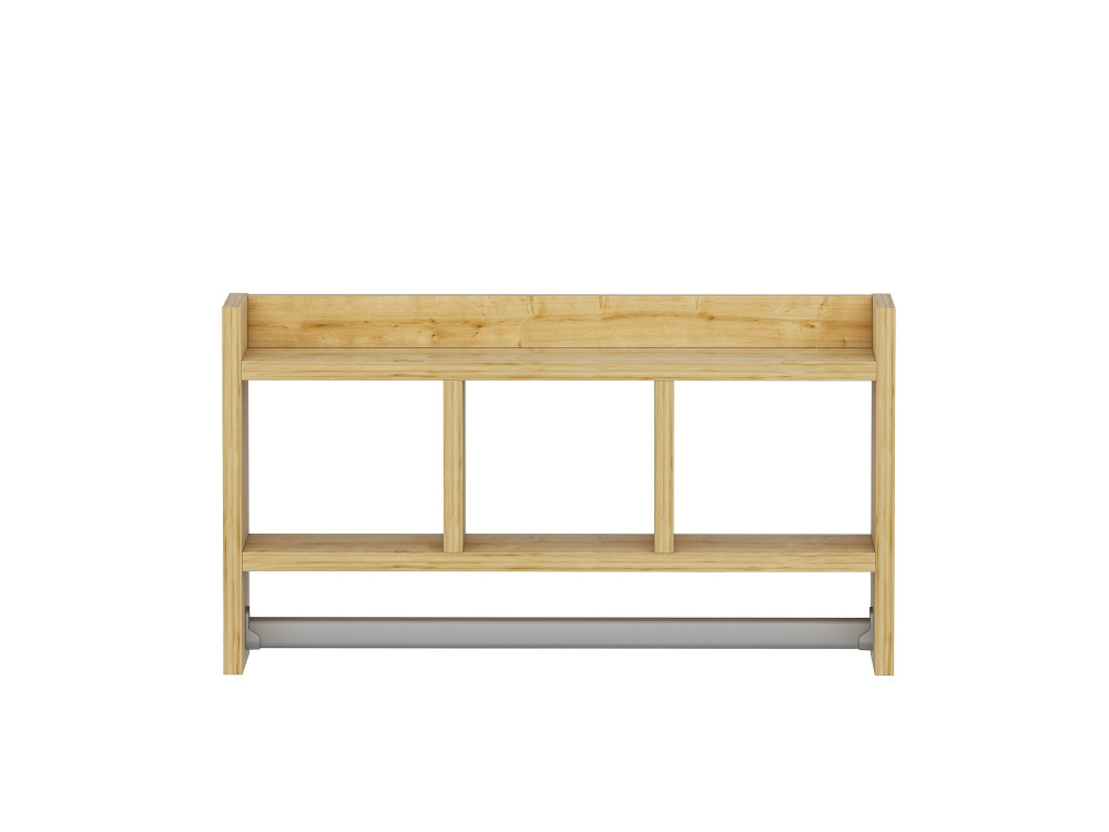 Prateleira de parede em madeira "Asya" - 63 x 14 x 35 cm - Bege