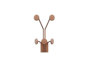 Gancho de parede metálico "Girafa" - 24 x 16 x 40 cm - Cobre