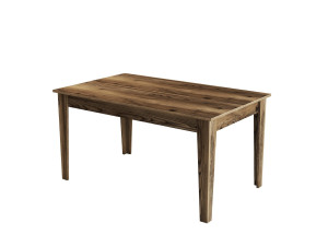Mesa de jantar em madeira "Milan500" - 145 x 88 x 75 cm - Castanho