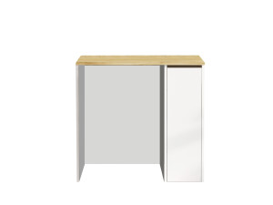 SA1" armário de madeira para máquina de lavar roupa - 93 x 60 x 88 cm - Branco