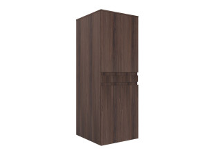 Móvel para máquina de lavar roupa «Neve 70» - 70 x 73 x 193 cm - Nogueira Escura