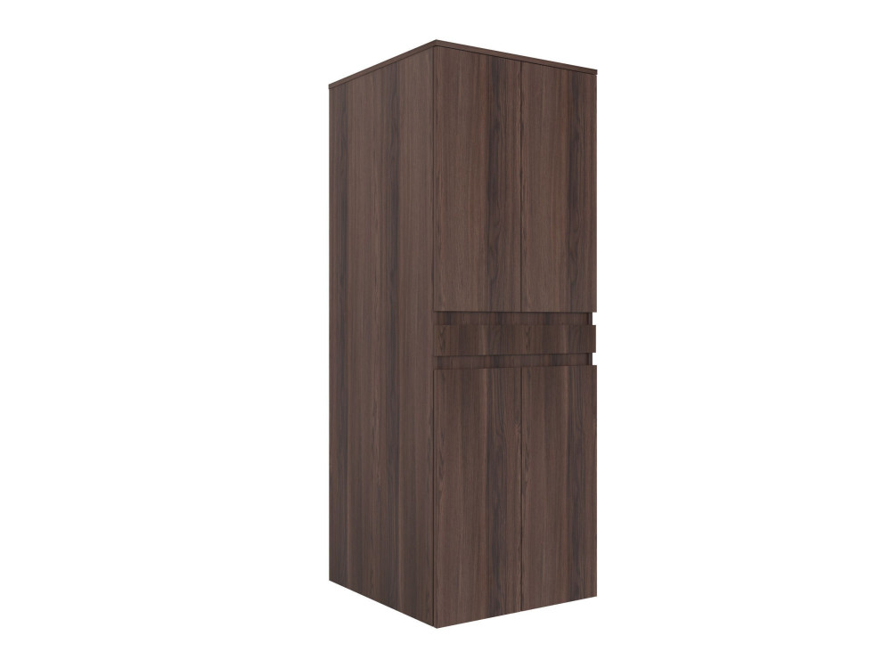 Móvel para máquina de lavar roupa «Neve 70» - 70 x 73 x 193 cm - Nogueira Escura
