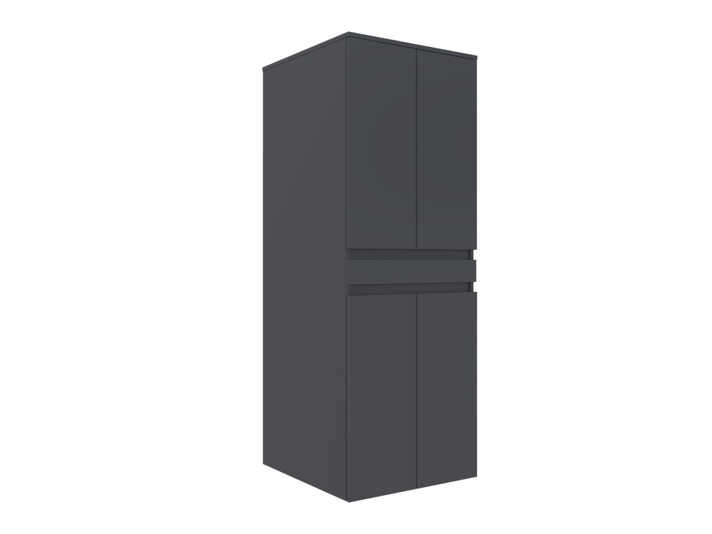 Móvel para máquina de lavar roupa «Neve 70» - 70 x 73 x 193 cm - Antracite mate