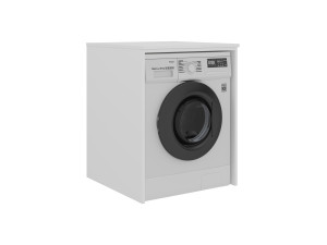 Móvel para máquina de lavar roupa «Bosco 70» -  cm - Branco mate