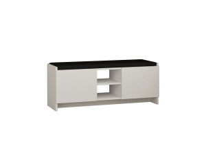 Sapateira de madeira "Zulla" - 110 x 37 x 43 cm - Branco