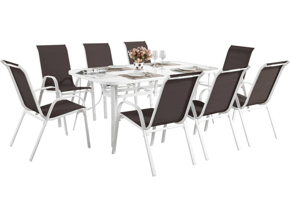 Conjunto de móveis de jardim "Cordoba XL 180" - Phoenix - Taupe