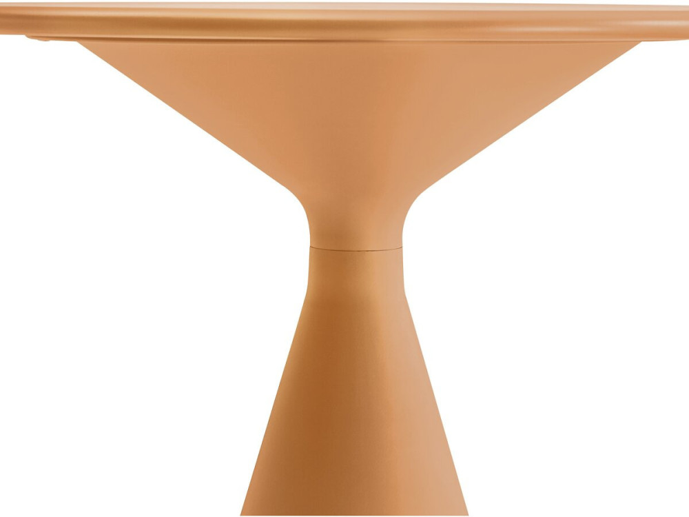 Mesa bistrô e cadeiras altas empilháveis "Vaena" - 2 lugares - Laranja