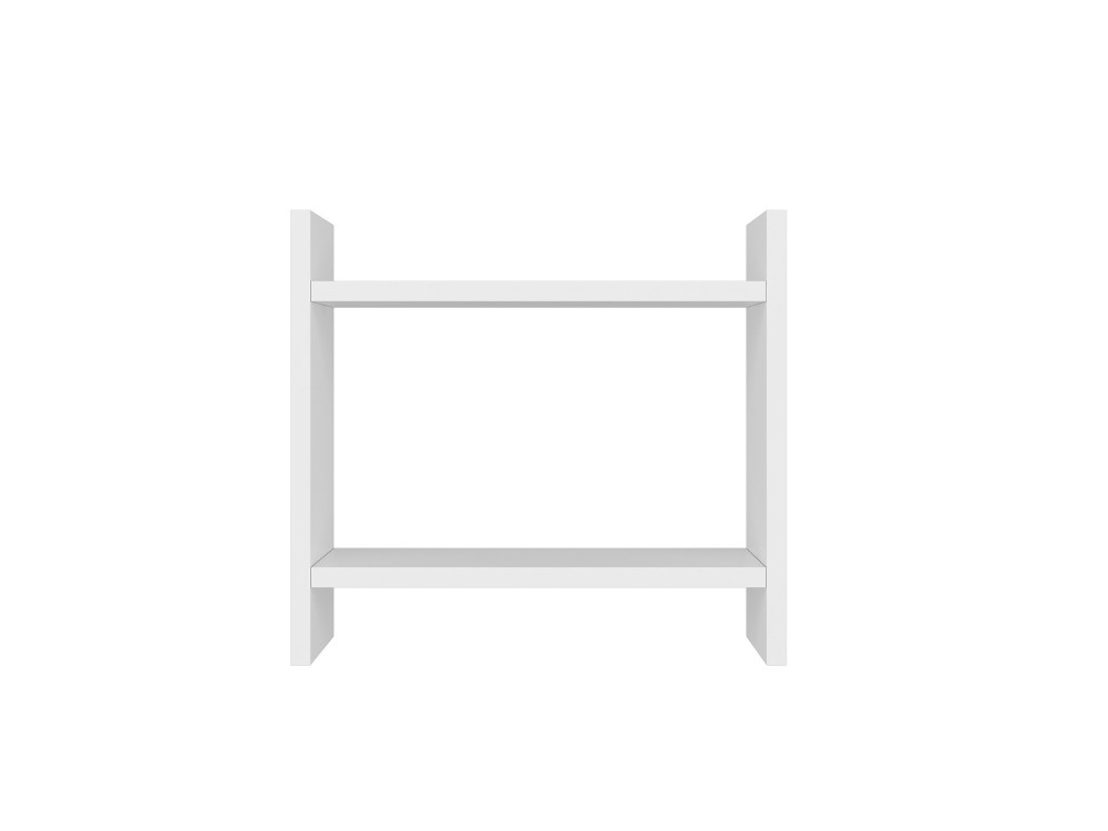 Prateleira de madeira "Denver" para cozinha - 34 x 10 x 30 cm - Branco
