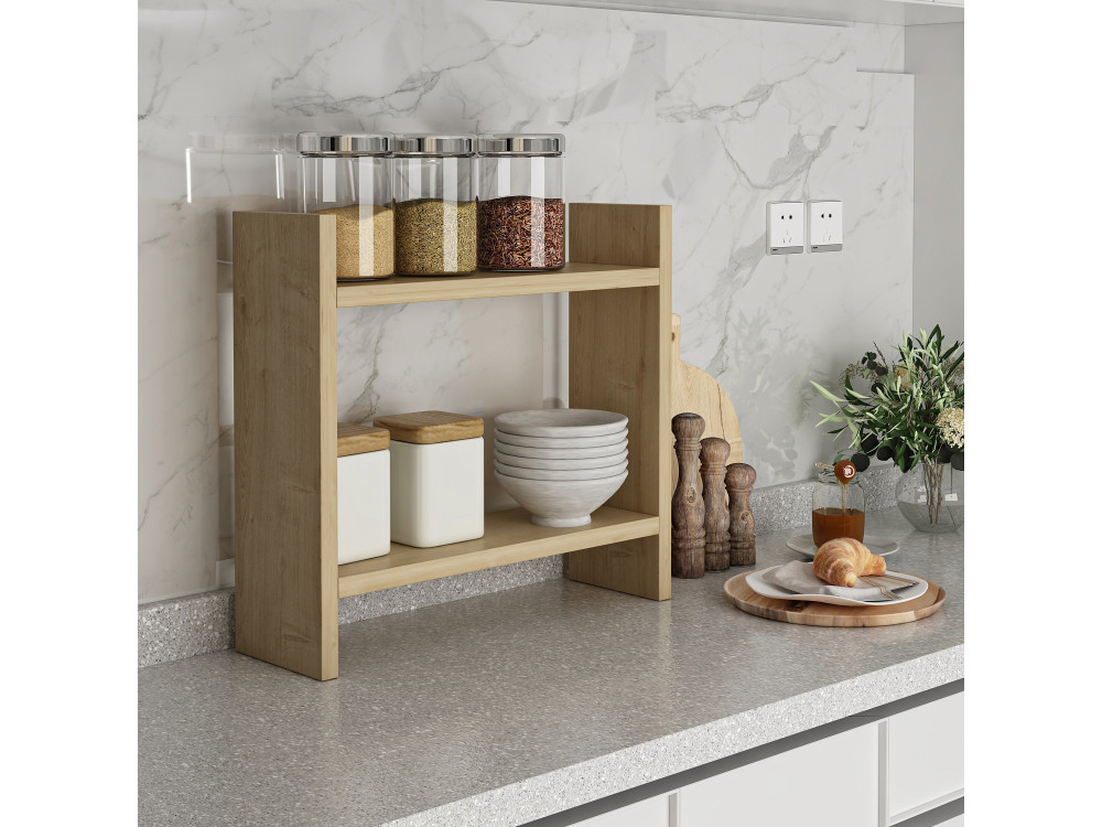 Prateleira de cozinha em madeira "Denver" - 34 x 10 x 30 cm - Saphir