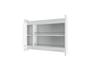 Prateleira de cozinha em madeira "Knerr" - 85 x 13 x 65 cm - Branco