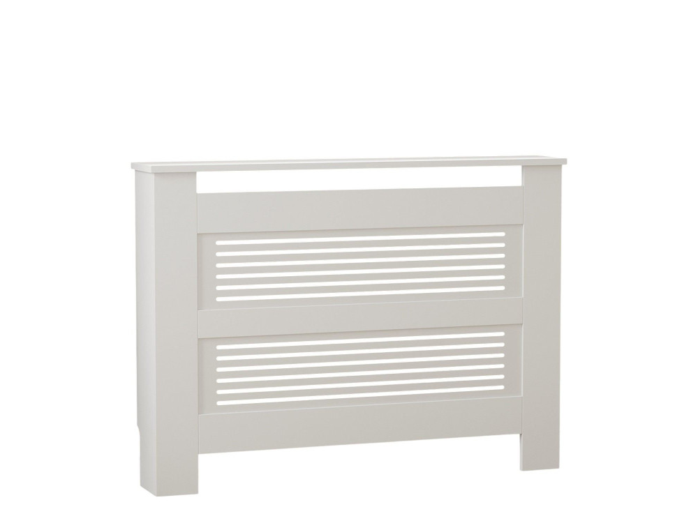 Armário radiador de madeira "Termora" 112 x 19 x 82 cm - Branco