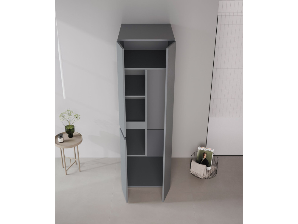Armário de casa de banho «Solis 60» -  cm - Antracite mate