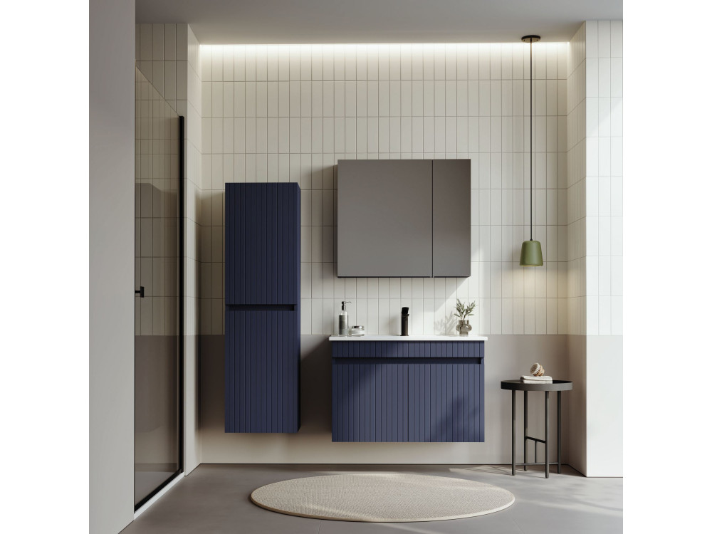 Armário de casa de banho «Tivoli 40» -  cm - Azul-marinho mate