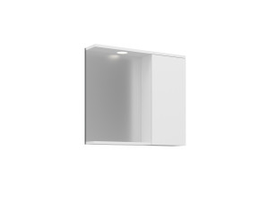 Móvel de casa de banho com espelho «Purus 80» - 75 x 18 x 68 cm - Branco