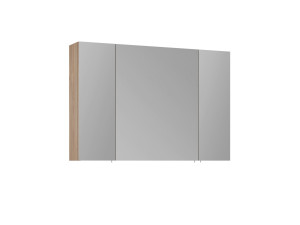 Móvel de casa de banho com espelho «Side 100» - 100 x 16 x 66 cm - Carvalho