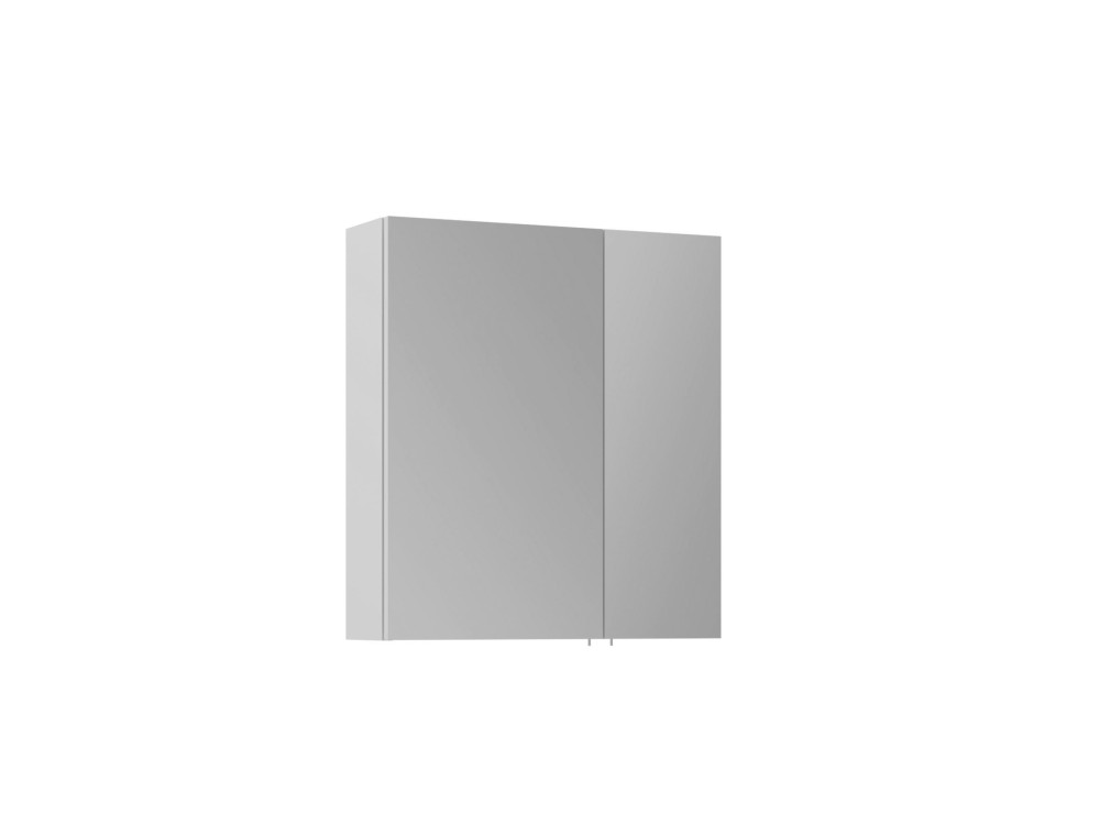 Móvel de casa de banho com espelho «Side 60» - 60 x 16 x 66 cm - Branco mate