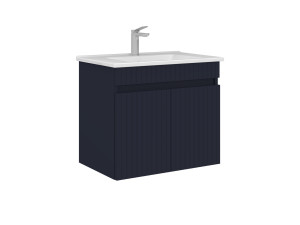 Móvel para lavatório «Tivoli 65» - 65 x 45 x 57 cm - Azul-marinho mate