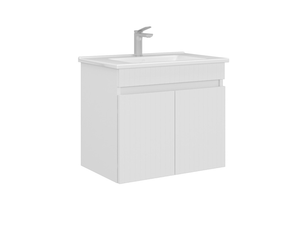 Móvel para lavatório «Tivoli 65» - 65 x 45 x 57 cm - Branco mate