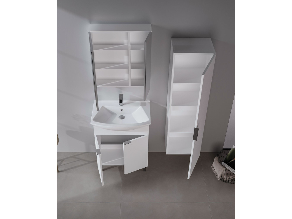 Móvel para lavatório «Purus 65» - 65 x 50 x 83 cm - Branco