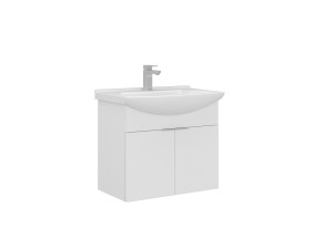 Móvel para lavatório «Purus 65» - 65 x 50 x 58 cm - Branco