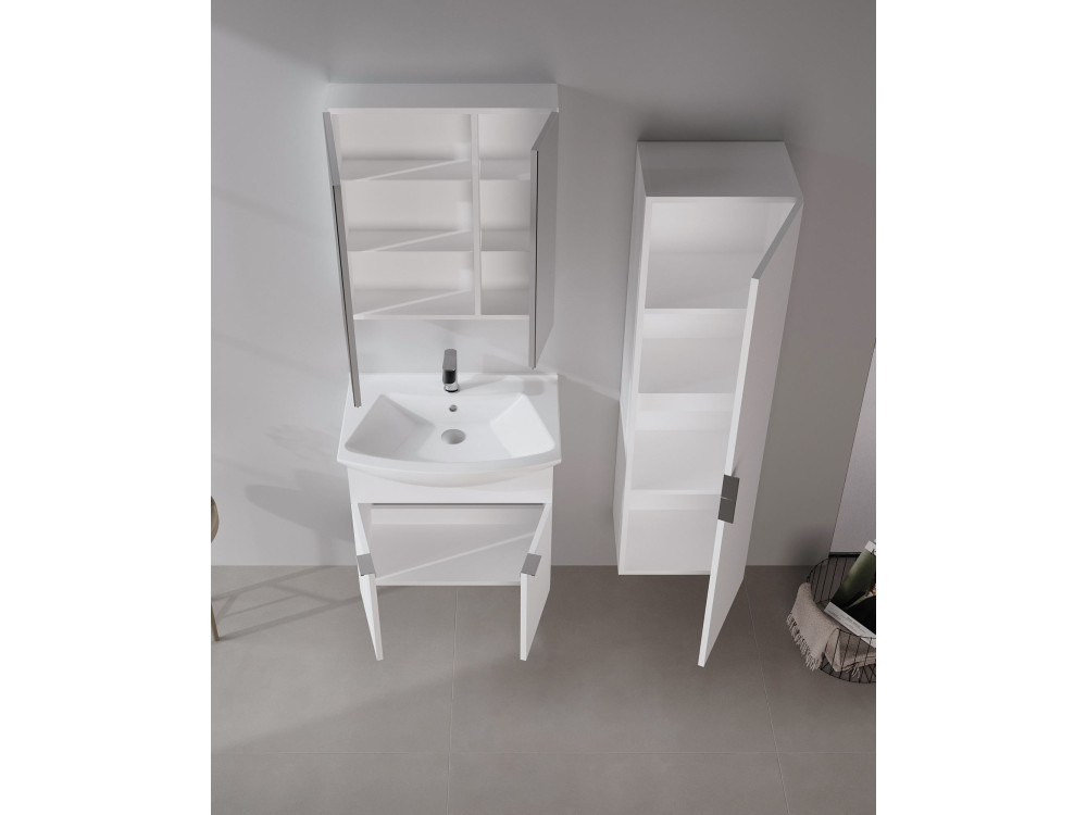 Móvel para lavatório «Purus 65» - 65 x 50 x 58 cm - Branco