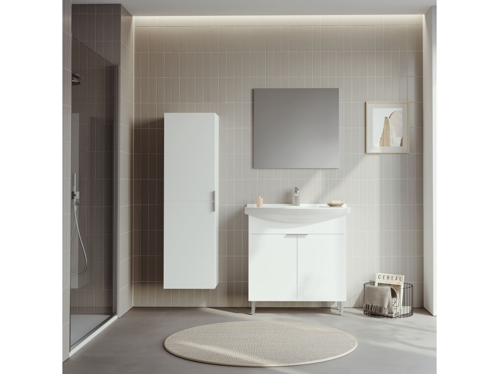 Móvel para lavatório «Purus 80» - 80 x 50 x 83 cm - Branco