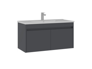 Móvel para lavatório «Side 100 v3» - 100 x 45 x 52 cm - Antracite mate