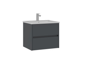 Móvel para lavatório «Side 65 v2» - 65 x 45 x 52 cm - Antracite mate