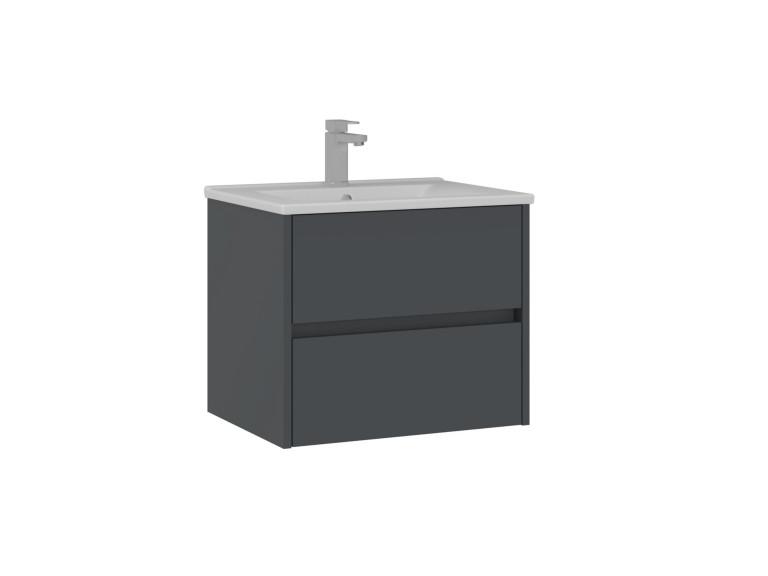 Móvel para lavatório «Side 65 v2» - 65 x 45 x 52 cm - Antracite mate