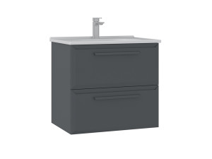 Móvel para lavatório «Nuvola 65 v2» - 65 x 50 x 62 cm - Antracite